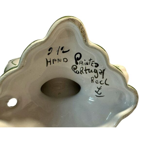 Vintage Handpainted Dual Candle Holders Made in Portugal RCCL (2) Art Pottery - Picture 7 of 8